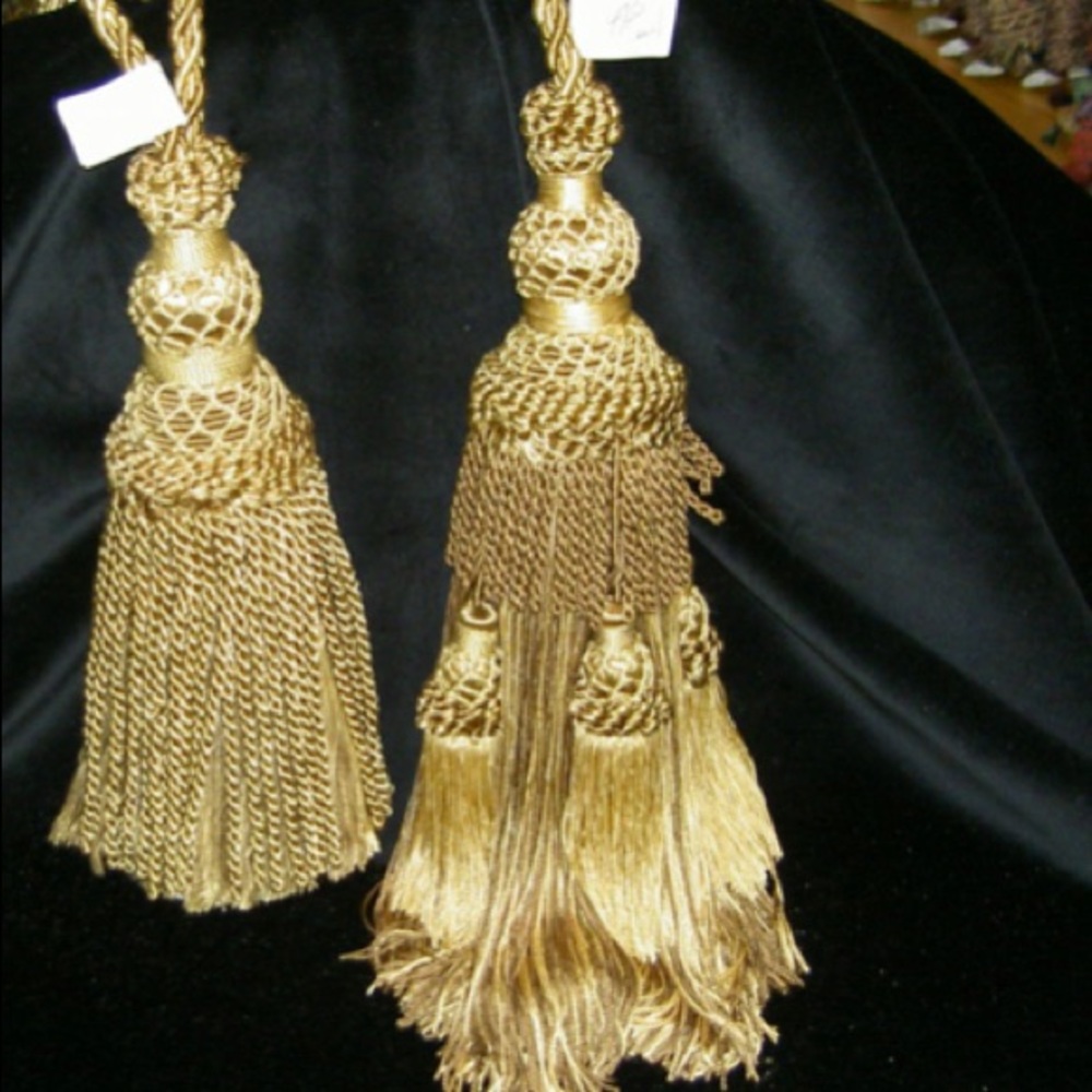 Tassel Brown Gold Large
